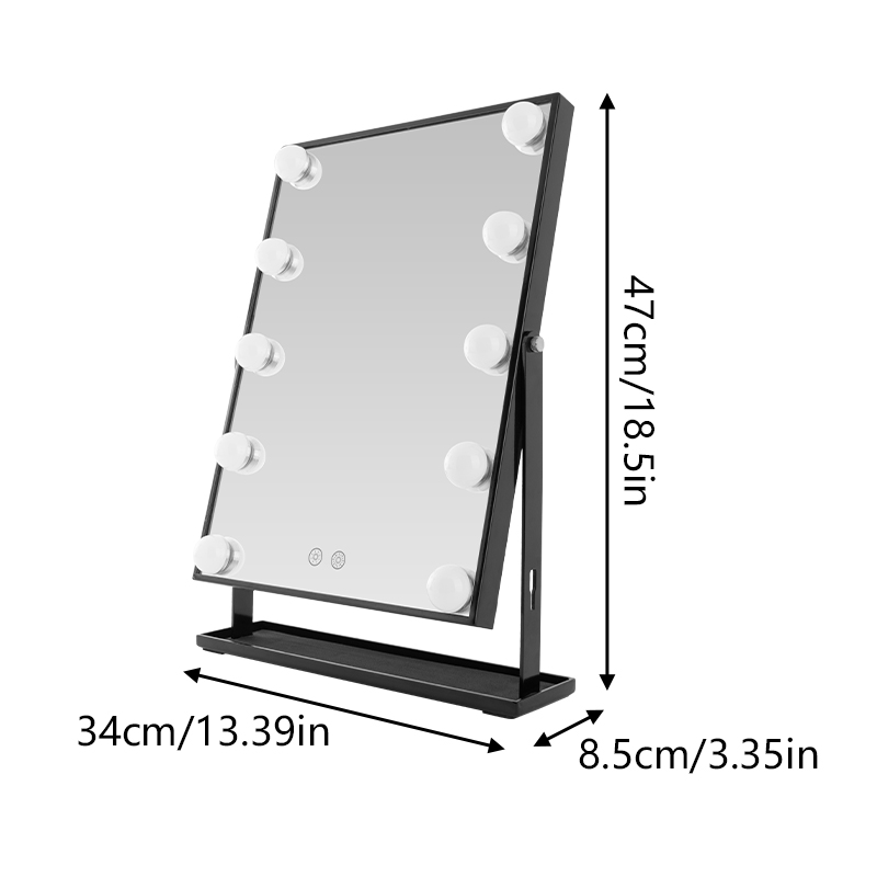 Hollywood Makeup Mirror with Lights 7