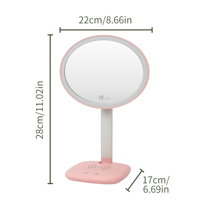Wireless Charging LED Makeup Mirror 7