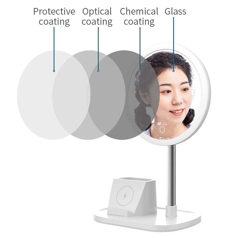 LED Vanity Mirror with Qi Wireless Charging 7