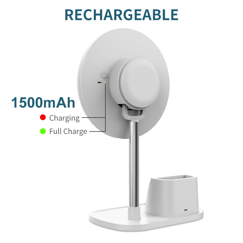 LED Vanity Mirror with Qi Wireless Charging 9