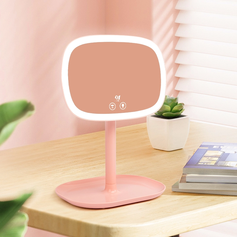 Miroir de bureau intelligent à LED avec lumières Espejo De Maquillaje 1