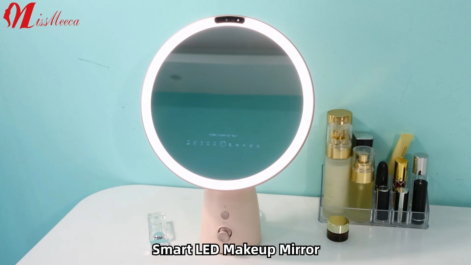 Dual Camera Smart Beauty Mirror Skin Detection UV Check Bluetooth Touchscreen Mirror 1