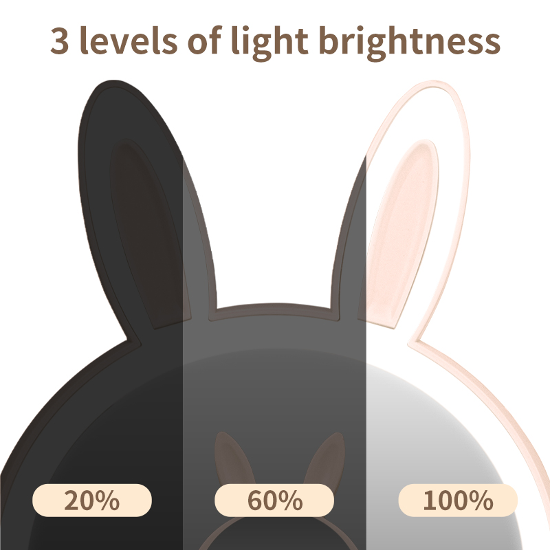 Adjustable light 20% 60% 100%-brightness settings