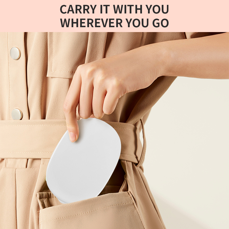 Portable Makeup Mirror - Compact Foldable Design for On-the-Go Use