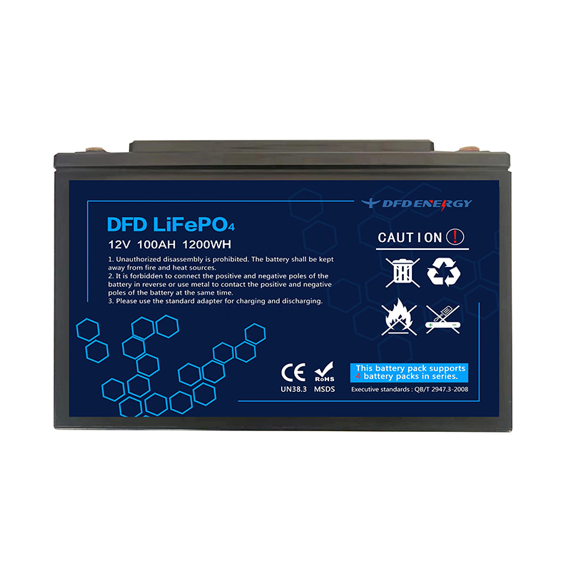 12V100AH ​​LiFePO4-batterijpakket
