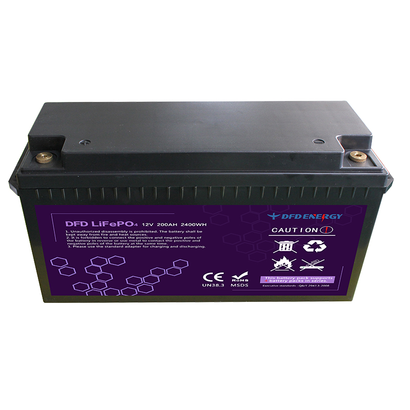 12V200AH LiFePO4-batterijpakket
