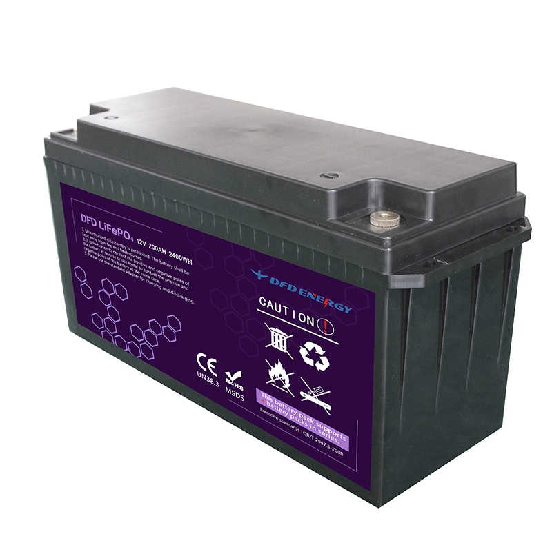 12V200AH LiFePO4-batterijpakket