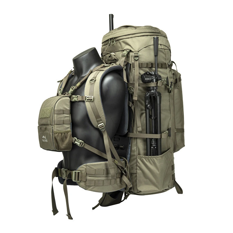 Gorąco sprzedający się plecak myśliwski z nylonu Cordura 500D 80L/65L 1