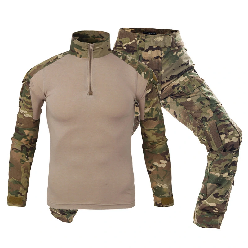 Calças impermeáveis ​​personalizadas da camuflagem G3 e terno táticos da rã da camisa 1
