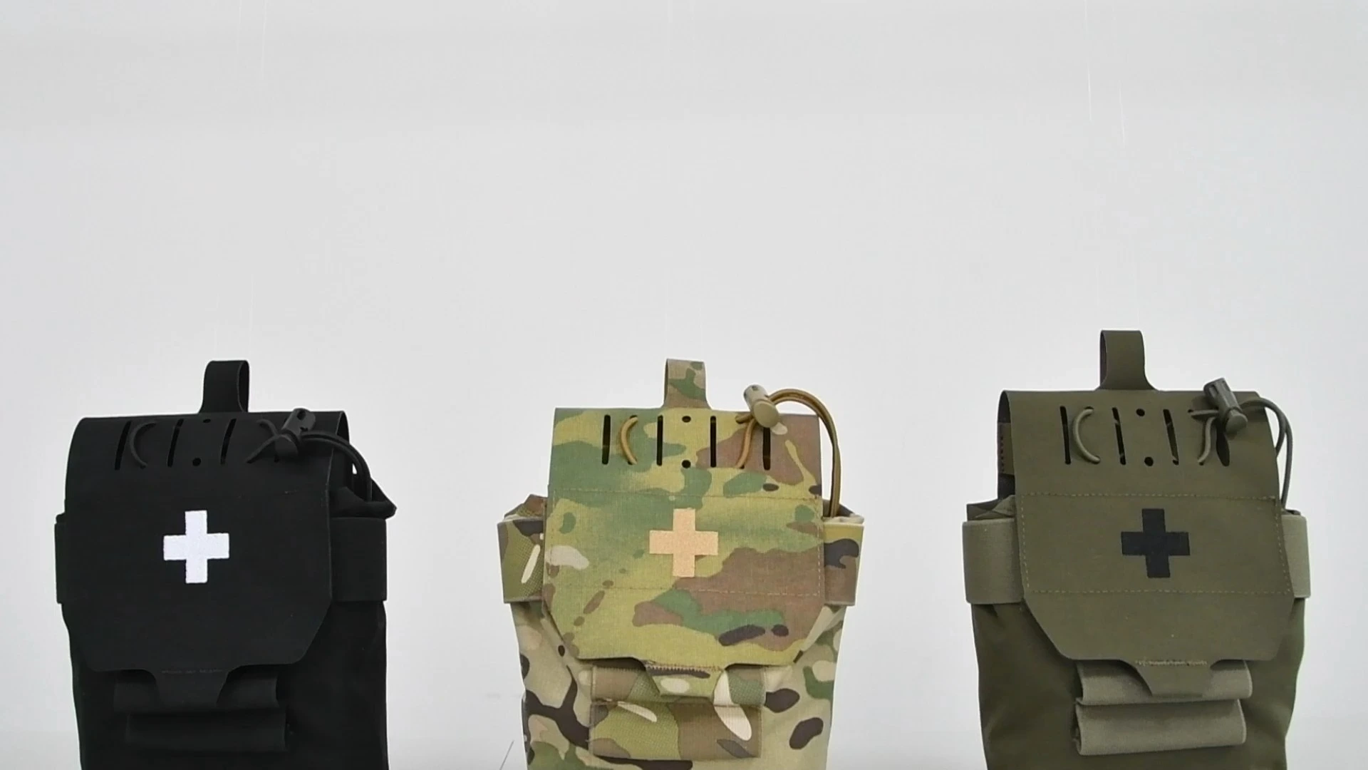 Тактична медична сумка GAF з легкою застібкою, сумісною з MOLLE, задньою панеллю 1