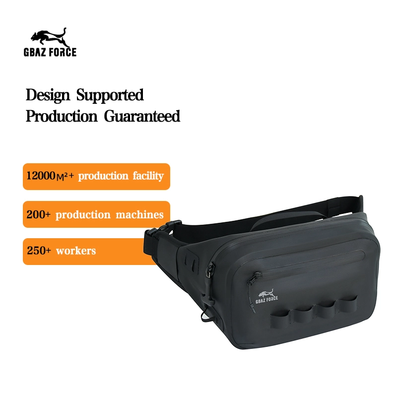 GAF 4L 600D Polyester Double TPU IPX7 Waterproof Submersible Waist Bag RF Welded Airtight Fishing Hip Pack 1
