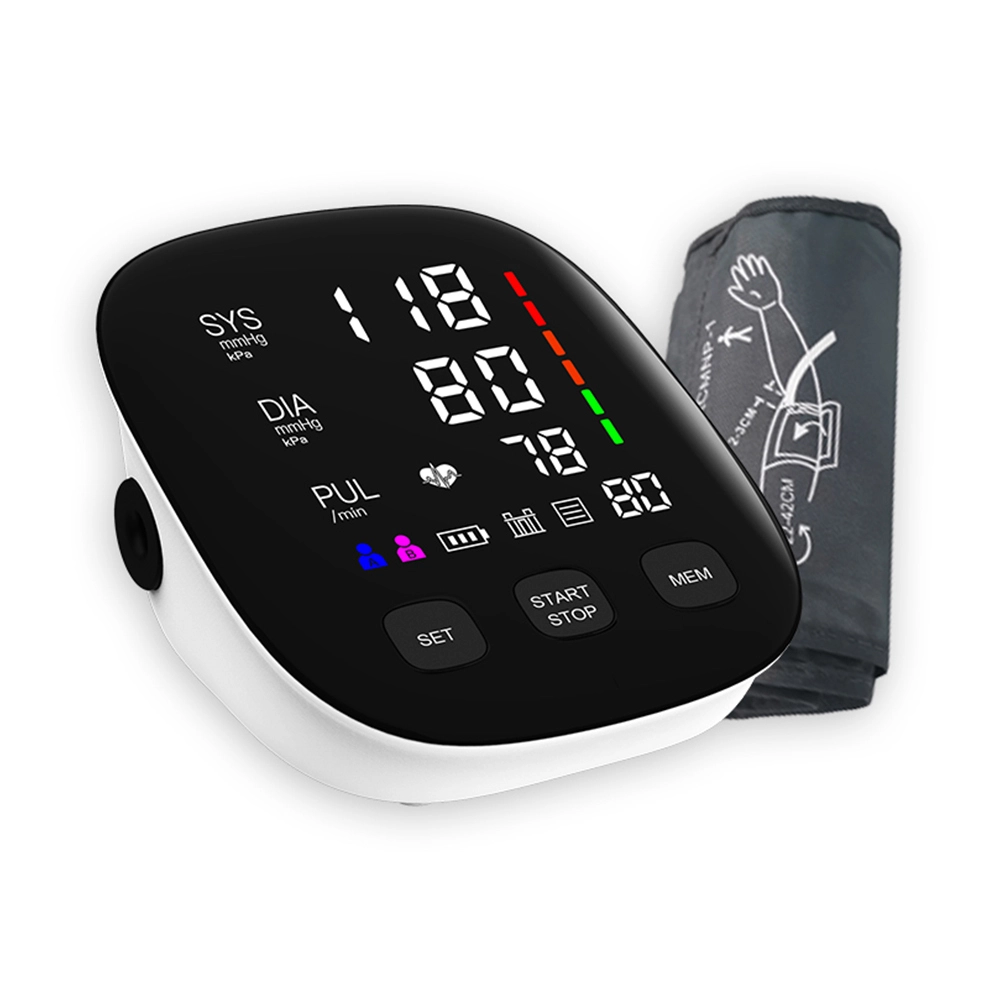 Máquina de presión arterial U81V: pantalla LED, monitor de presión arterial digital automático con manguito grande, ideal para uso doméstico 1
