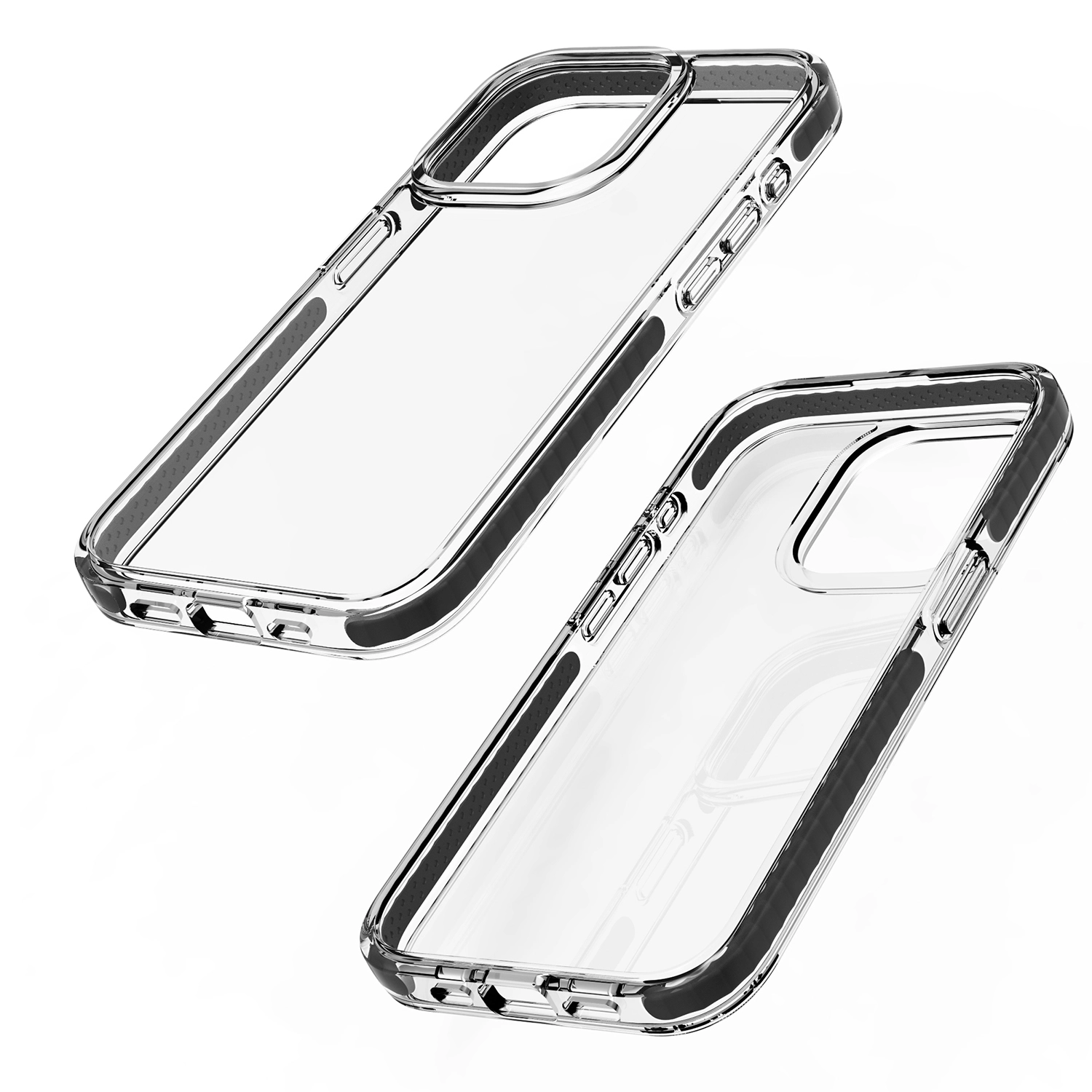 Transparente Glitzer-Handyhülle 168* 86*14,2 (mm) - - 6