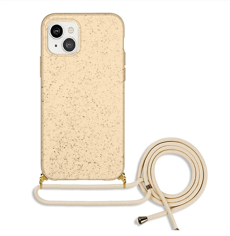 Caja biodegradable abonable sostenible reciclada amistosa del teléfono móvil el 100% para el caso del iPhone 1