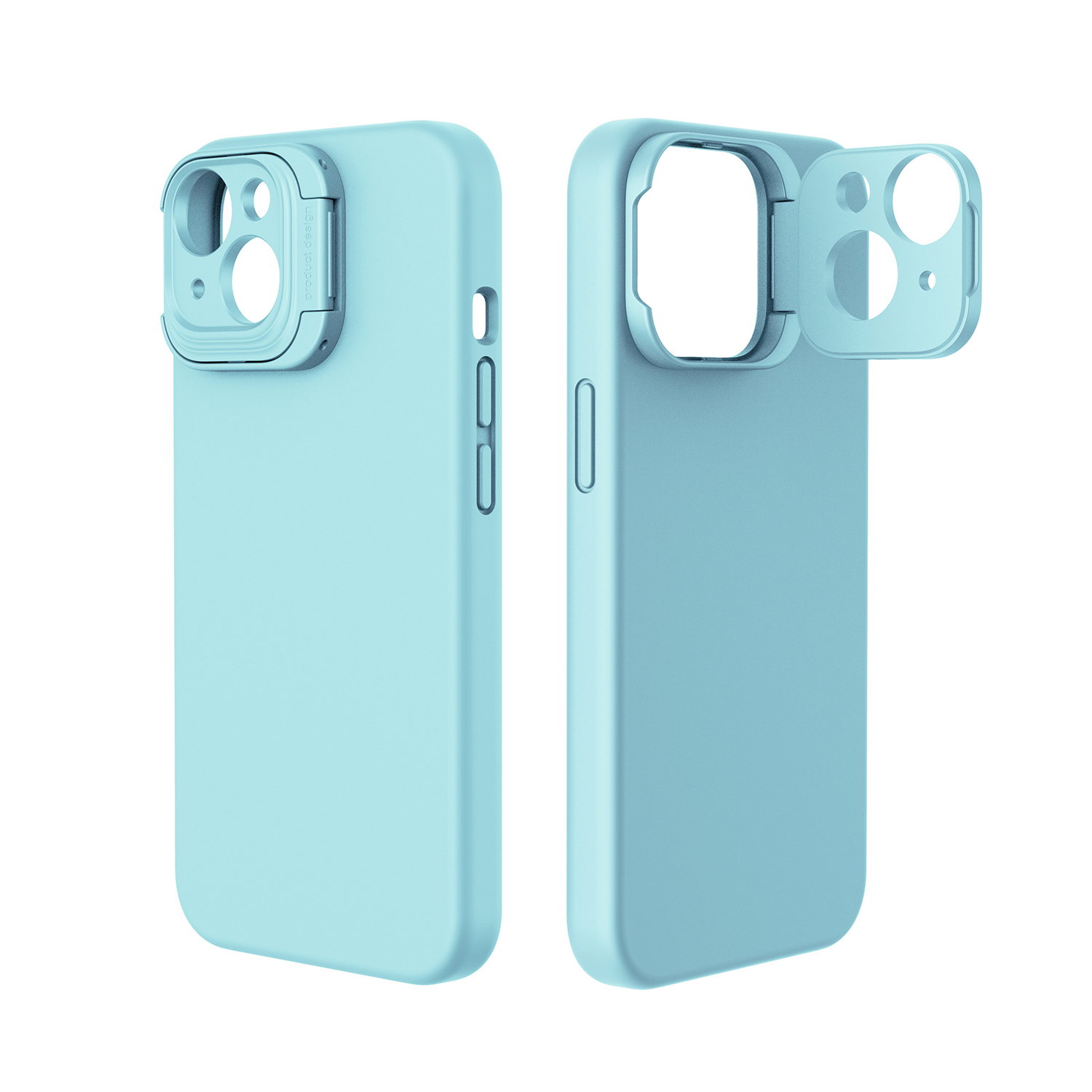 Liquid Silicone Camera Kickstand Magnetic Skin-friendly Shockproof Phone case 5