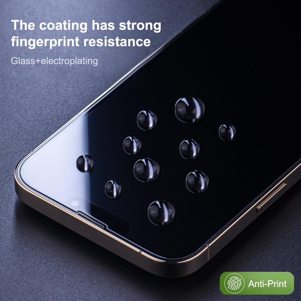 Protecteur d'écran en verre trempé à couverture complète pour iPhone 2