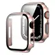 Funda de vidrio templado para Apple Watch PC dura + vidrio templado de 6