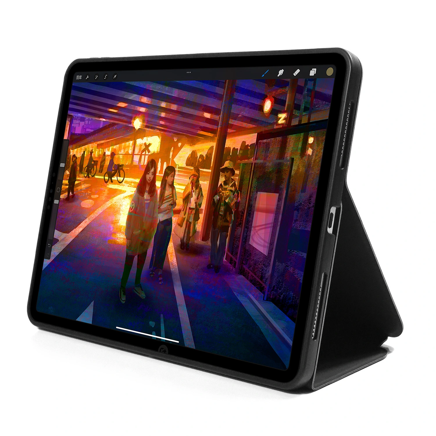 Maßgeschneiderte Ipad-Hülle aus Leder 43g - - 5