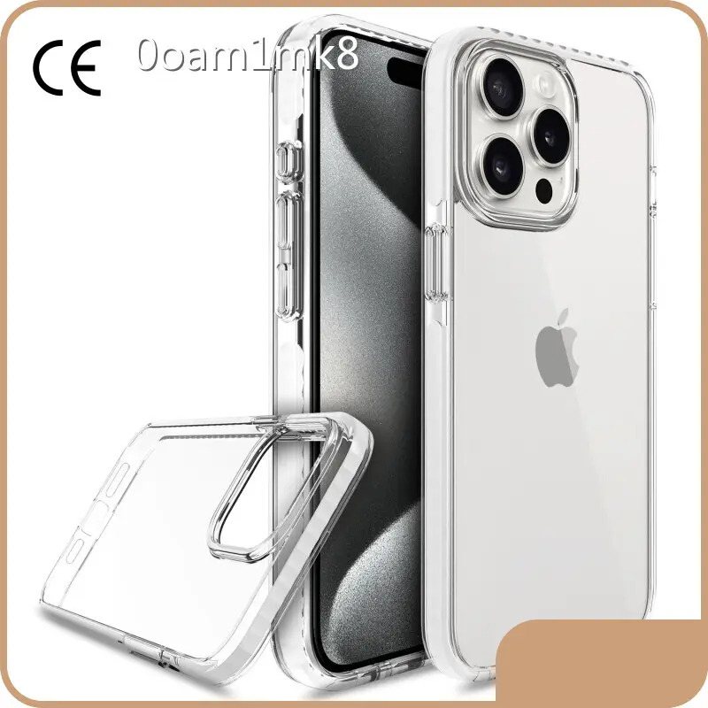 Funda para teléfono transparente personalizada Transparente+negro - - 1