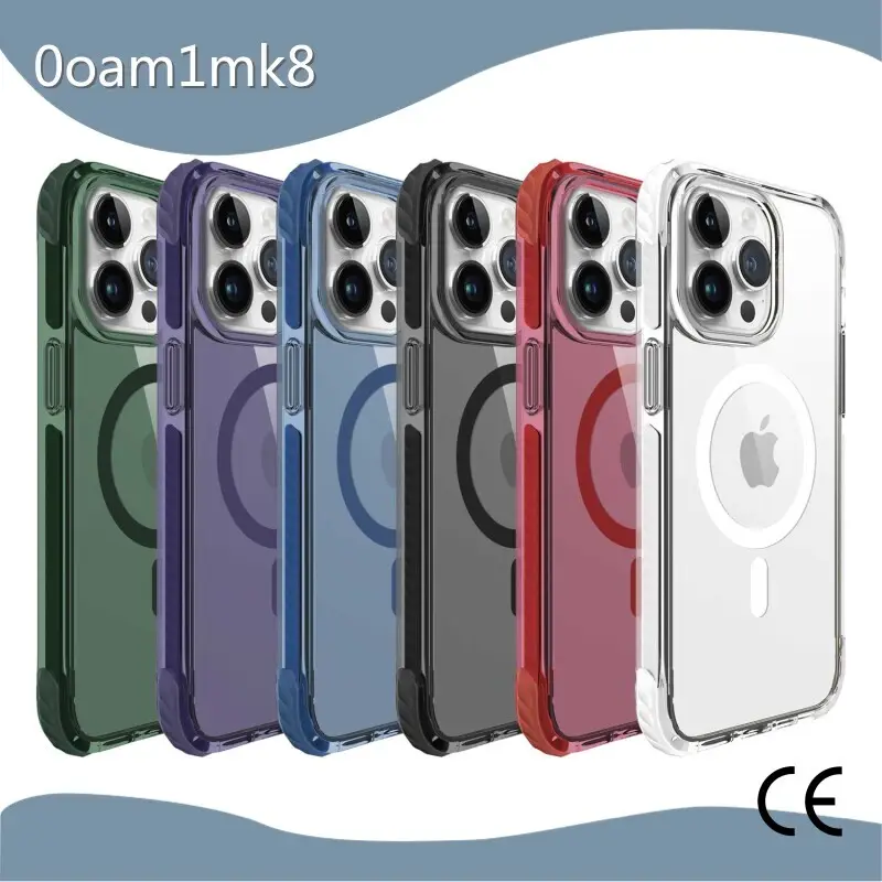 Transparent Custom Phone Case White/rose/purple/black/blue/green by 1