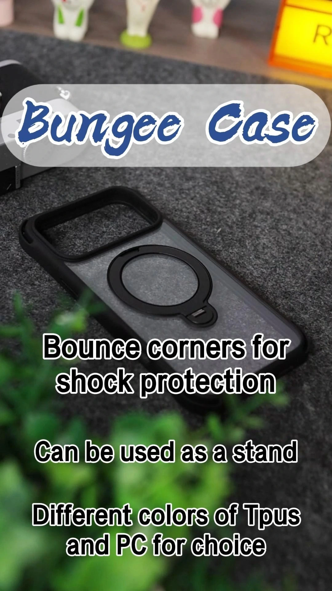 360 Rotación Case de telefonía de teléfono móvil Cubierta a prueba de choque con función magnética Transparente para iPhone 17 Pro Max 1