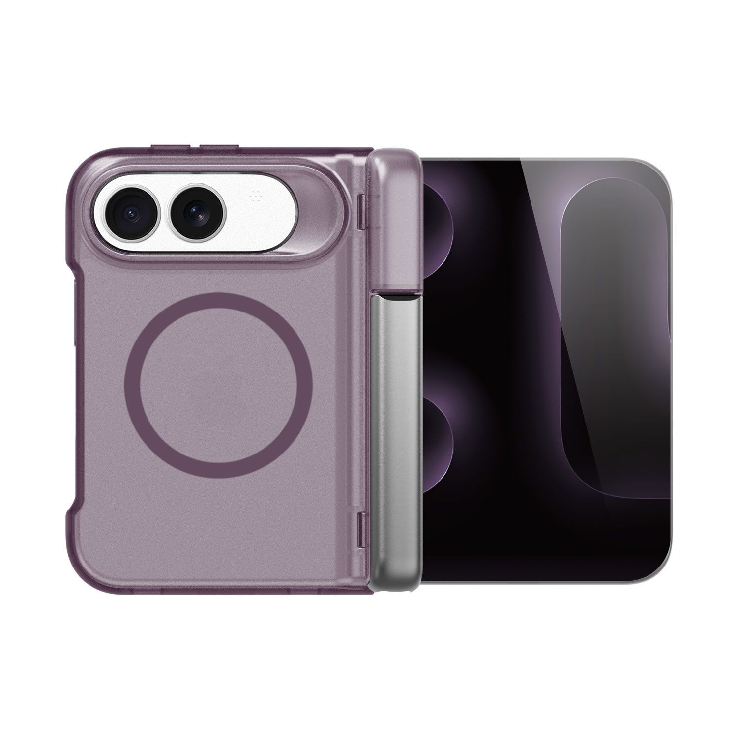 iPhone 18 Duo Fold Matte Magnetic Case with Stand 2