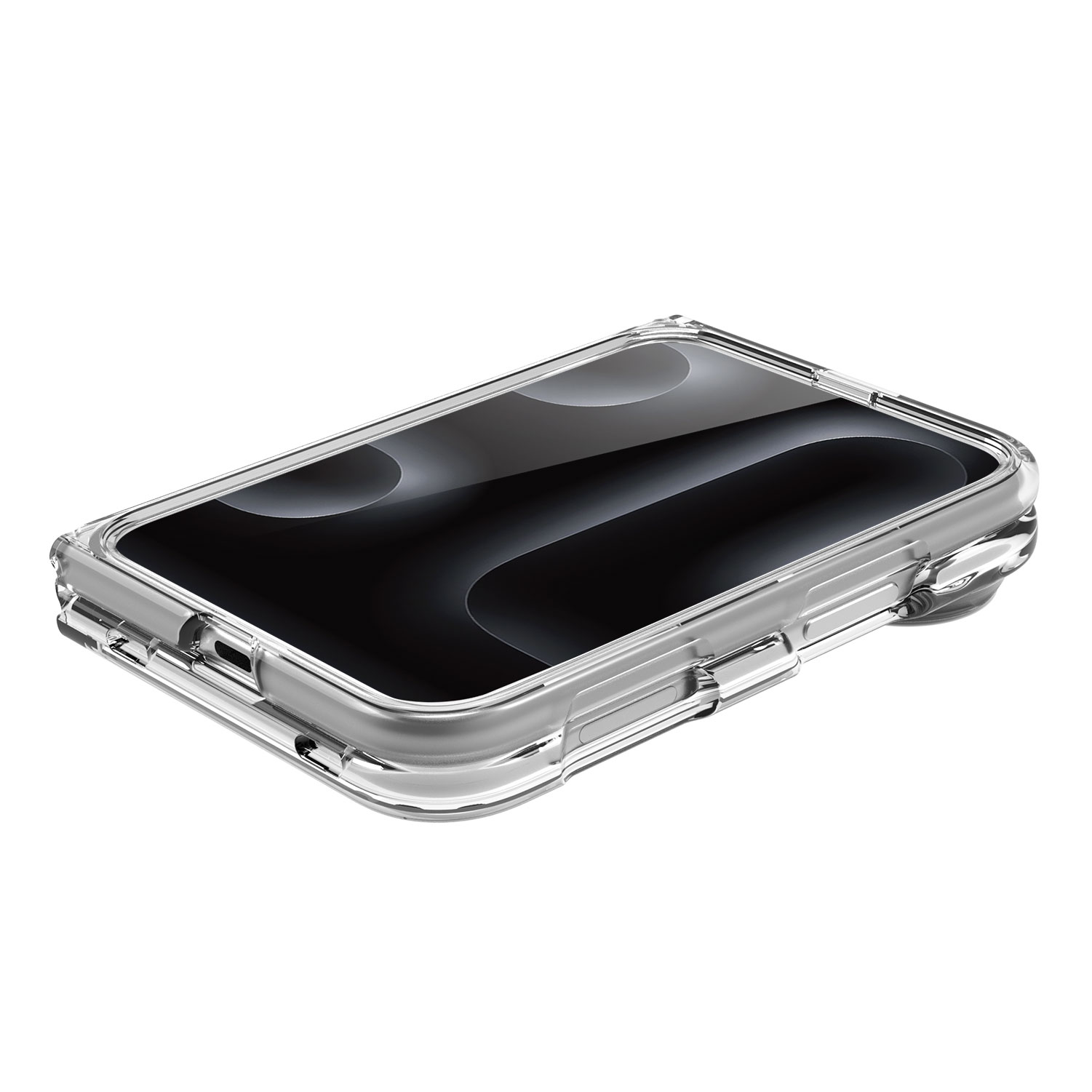 iPhone 18 Duo Fold Foldable Clear Case – Full Transparency, Supports Wireless Charging 6
