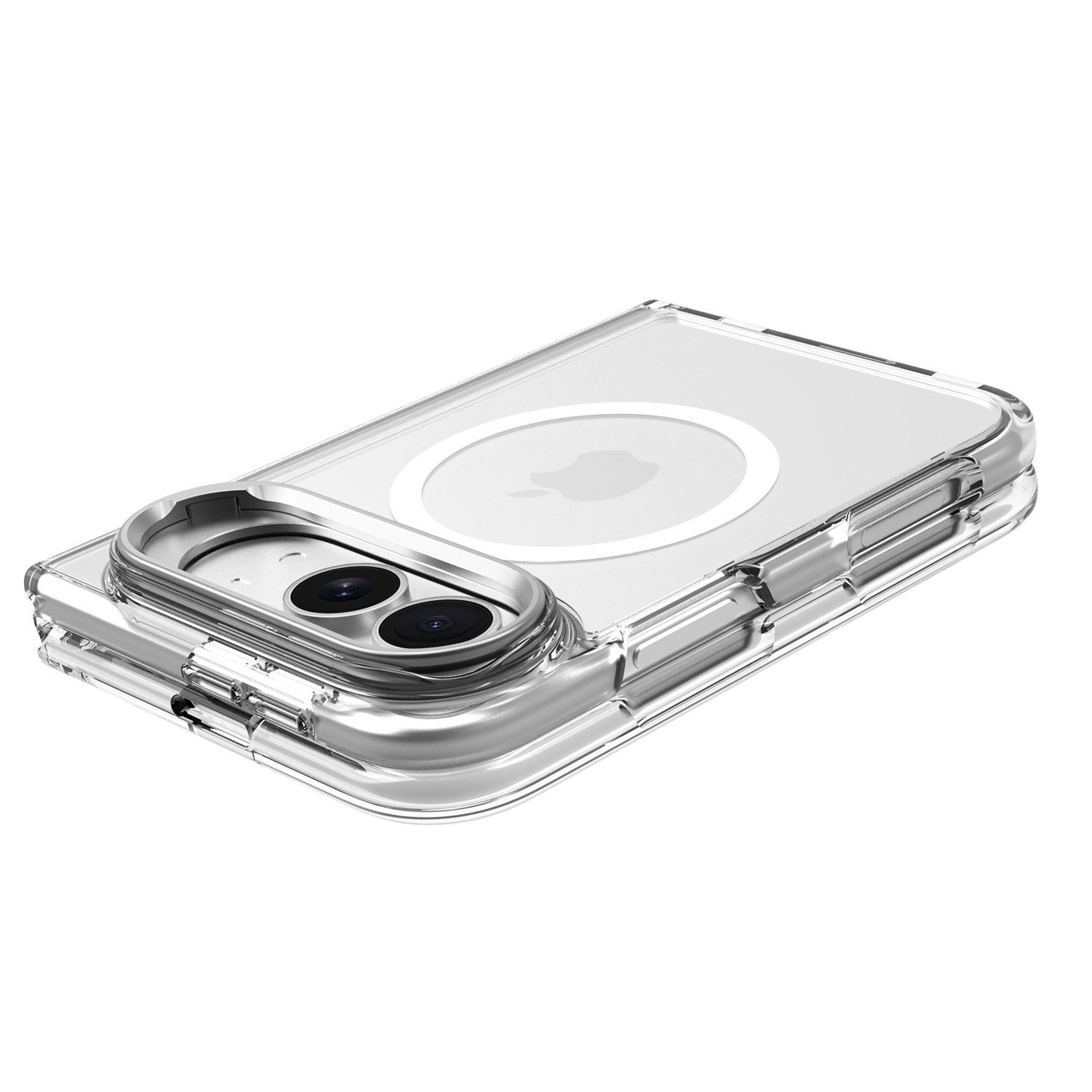 iPhone 18 Duo Fold Foldable Clear Case – Full Transparency, Supports Wireless Charging 7