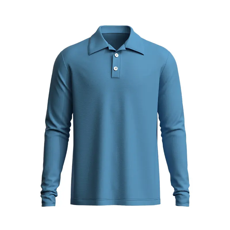 Mens Long Sleeve Polo FOB - Best Brand - DERY 3