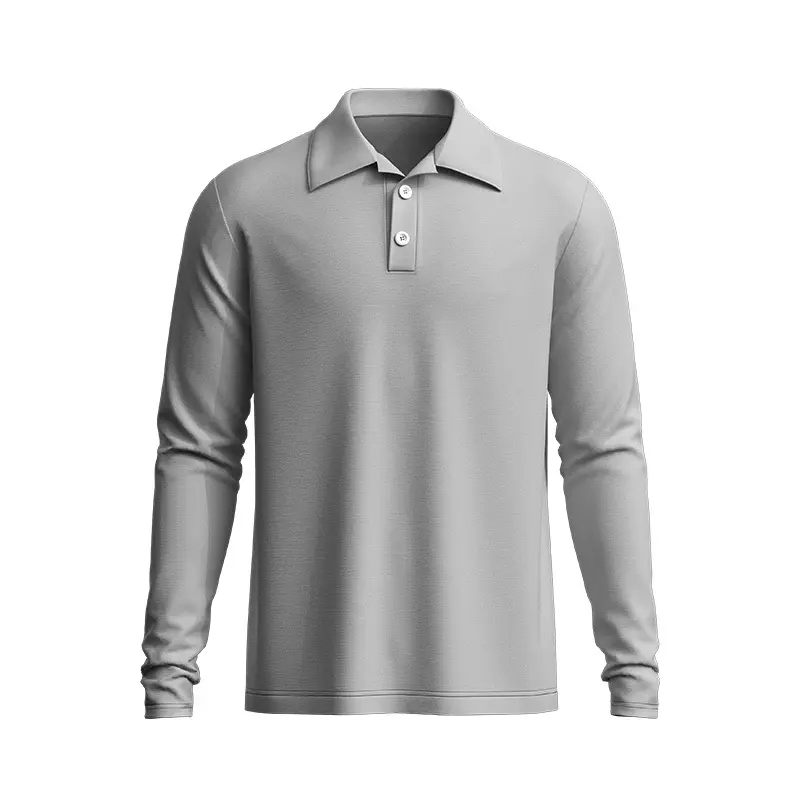 Mens Long Sleeve Polo FOB - Best Brand - DERY 4