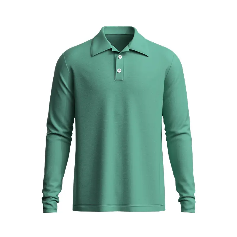 Mens Long Sleeve Polo FOB - Best Brand - DERY 6