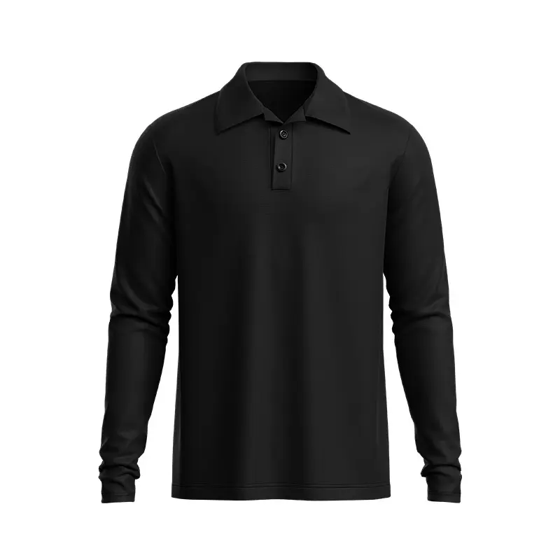 Mens Long Sleeve Polo FOB - Best Brand - DERY 8