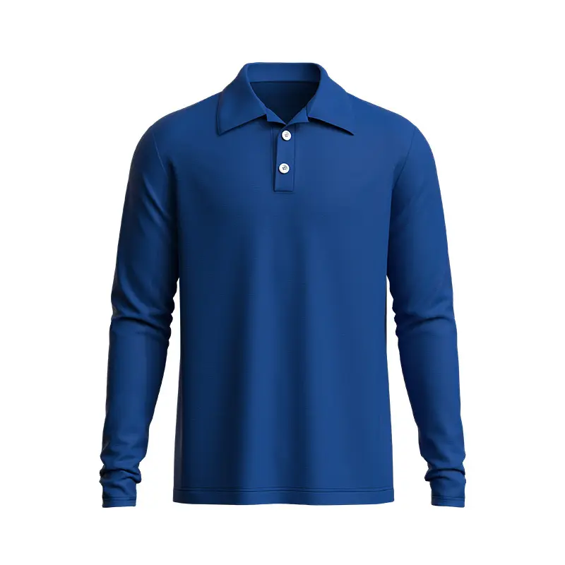 Mens Long Sleeve Polo FOB - Best Brand - DERY 9
