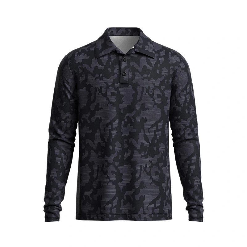 Camisa de pesca de manga larga Camo Performance UPF 50 + 1