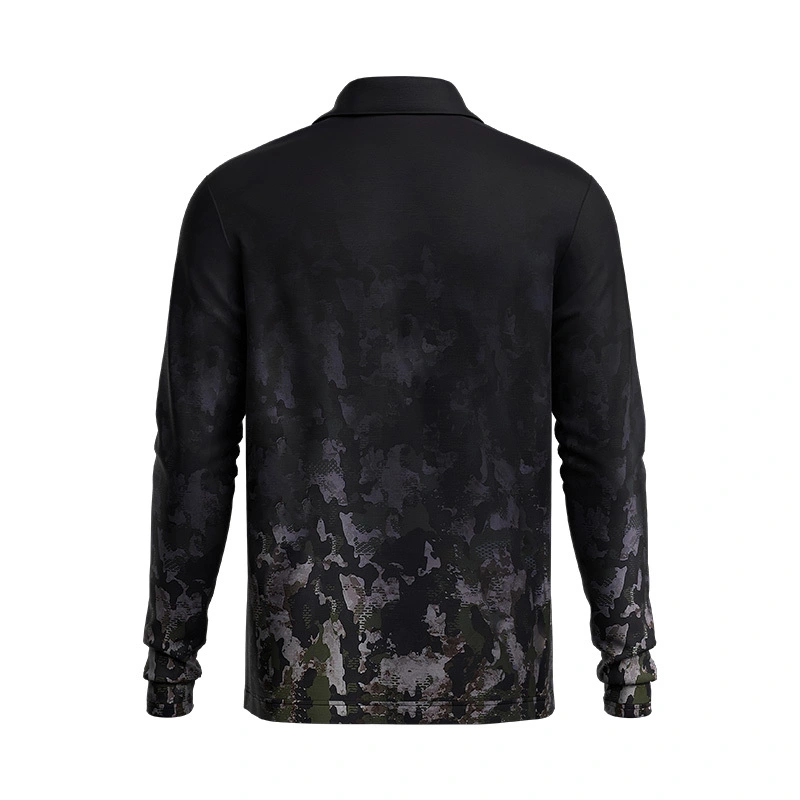 Camo Performance Polo Shirt طويلة الأكمام الصيد UPF50 + Polo08 1