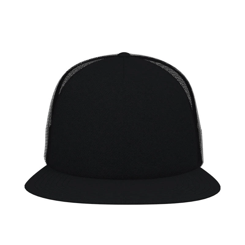 Papale Paʻa Paʻa Paʻa Paʻa Paʻa SnapbackMmesh Pāleʻa Hiki ke hoʻoponopono ʻia i ka papale lawaiʻa kiʻekiʻe 1