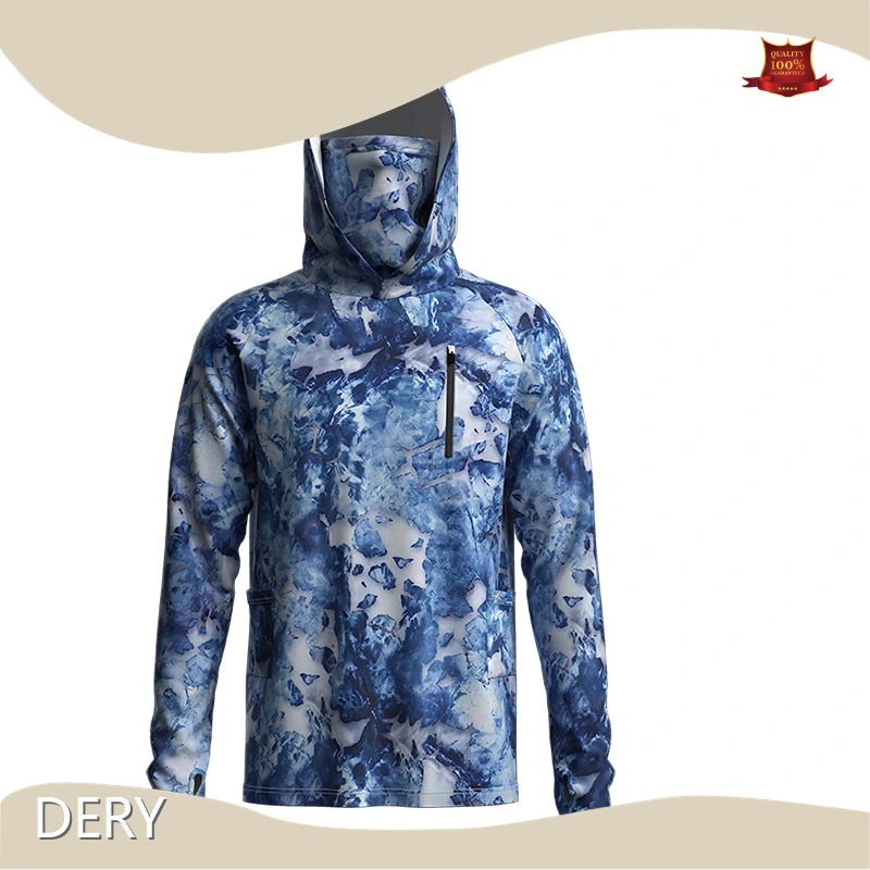 Latest Fishing Shirt with Hood and Mask DERY Manufacture 1