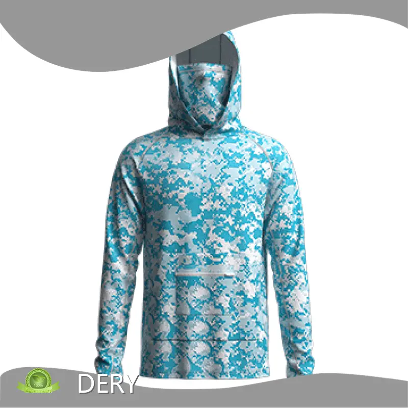Custom Hooded Fishing Shirt with Face Mask DERY 1