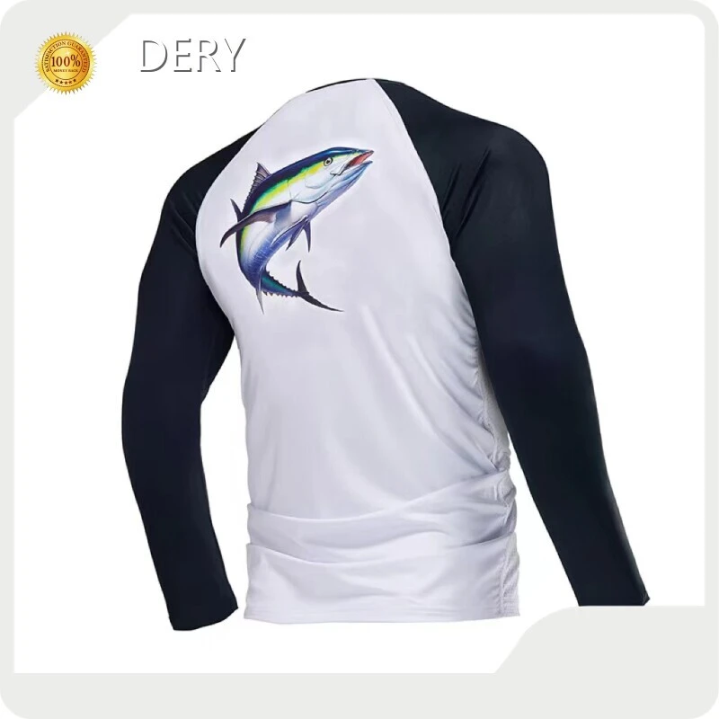 DERY Long Sleeve Sun Protection Fishing Shirts Personalized 1