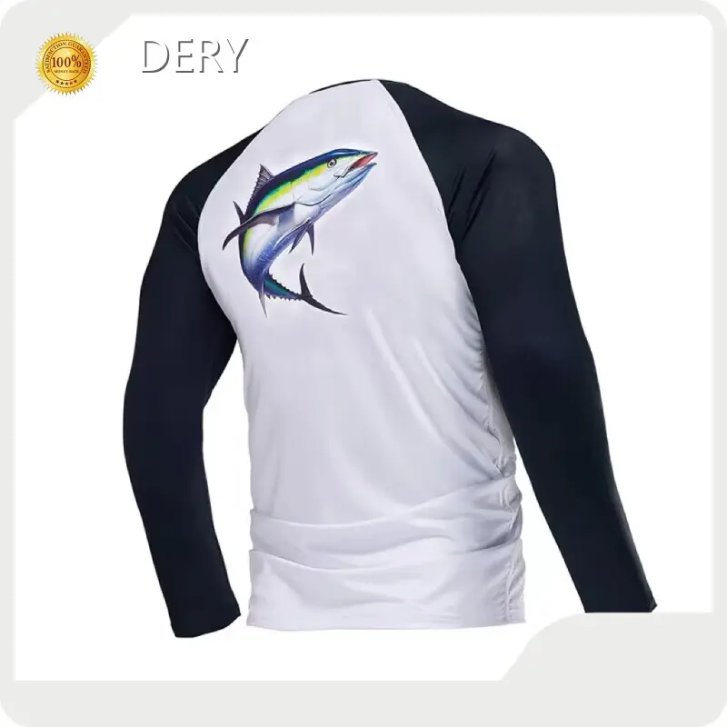 DERY Long Sleeve Sun Protection Fishing Shirts Personalized 1