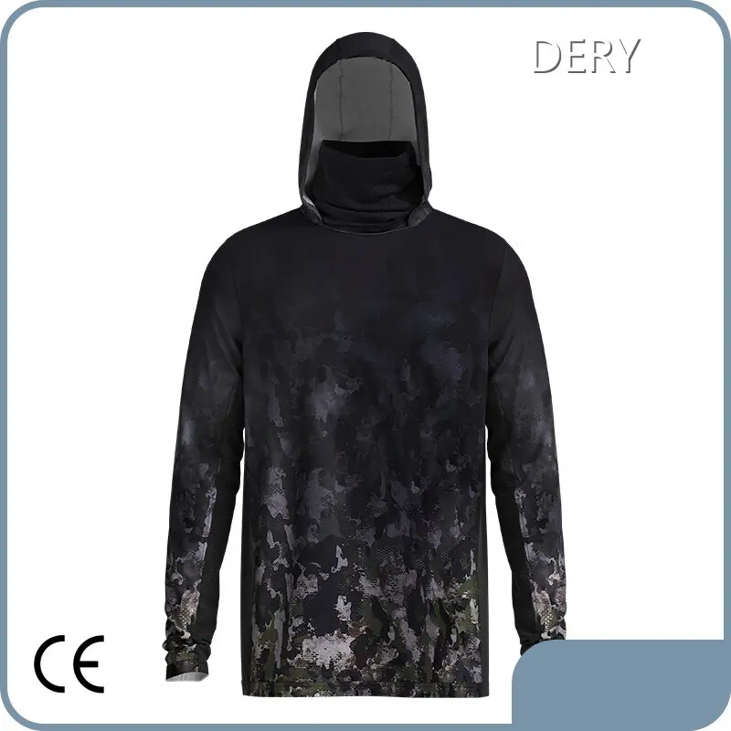 Custom Hooded Fishing Shirt with Face Mask DERY-1 1