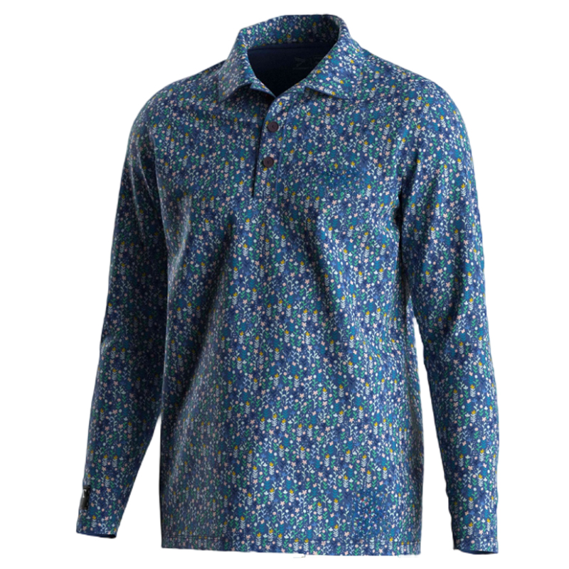 Polos de pêche à manches longues avec protection UV pour hommes 2