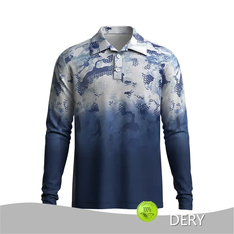 DERY Long Sleeve Sun Protection Fishing Shirts FOBmade in China 1