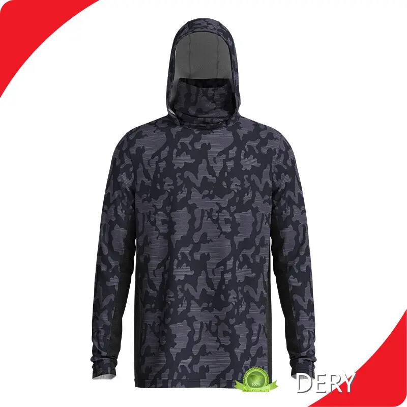 Professional Fishing Shirt with Hood and Mask Supply for Wholesale 1