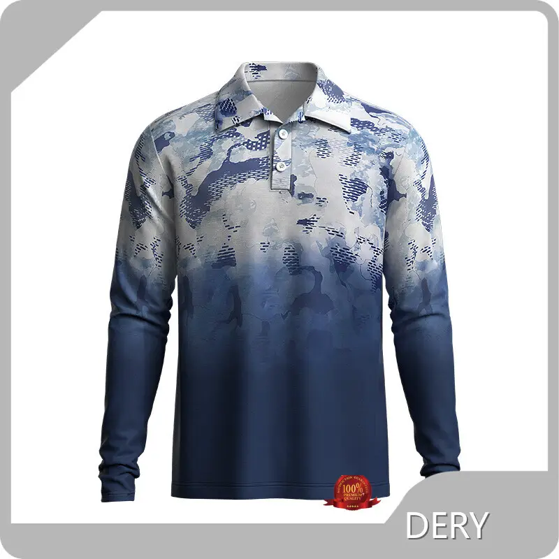 DERY Custom Fishing Shirts ODM Custom Fishing Shirts All Sizes 1