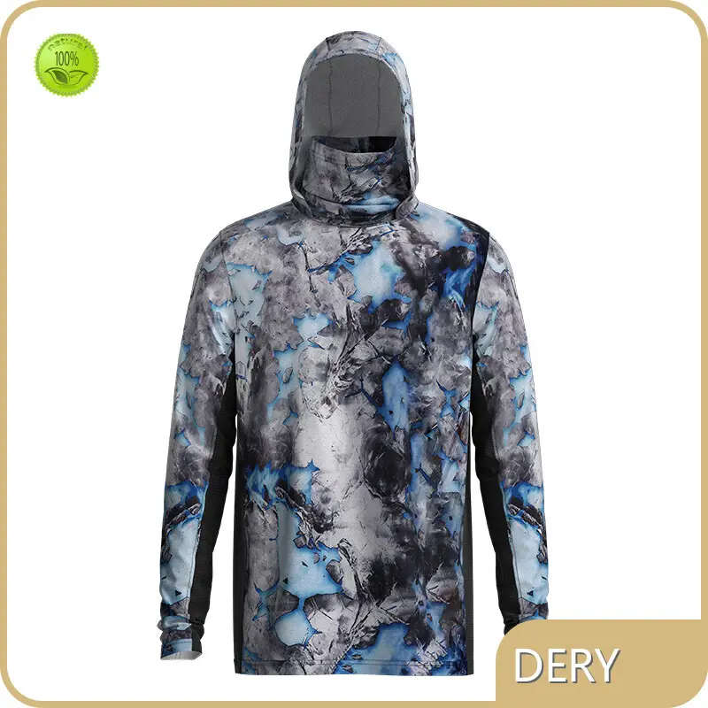 Fishing Shirt with Hood and Mask Hooded Shirt with Mask Wholesale - DERY 1