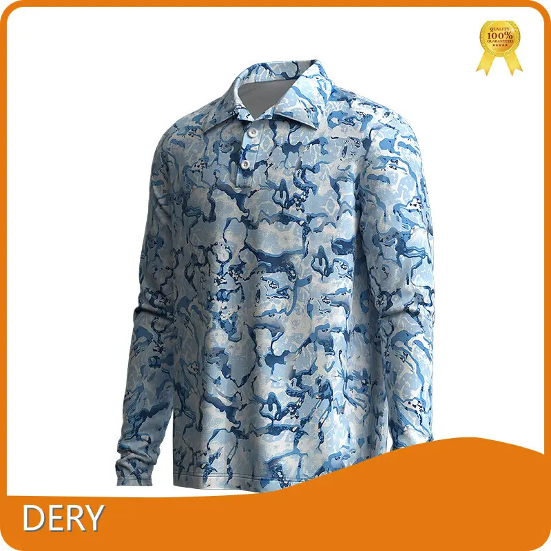 Uv Long Sleeve Polo Shirts T/T L/C. Application Scenarios: Fishing Long Sleeve Polo Shirts Wholesale - DERY 1