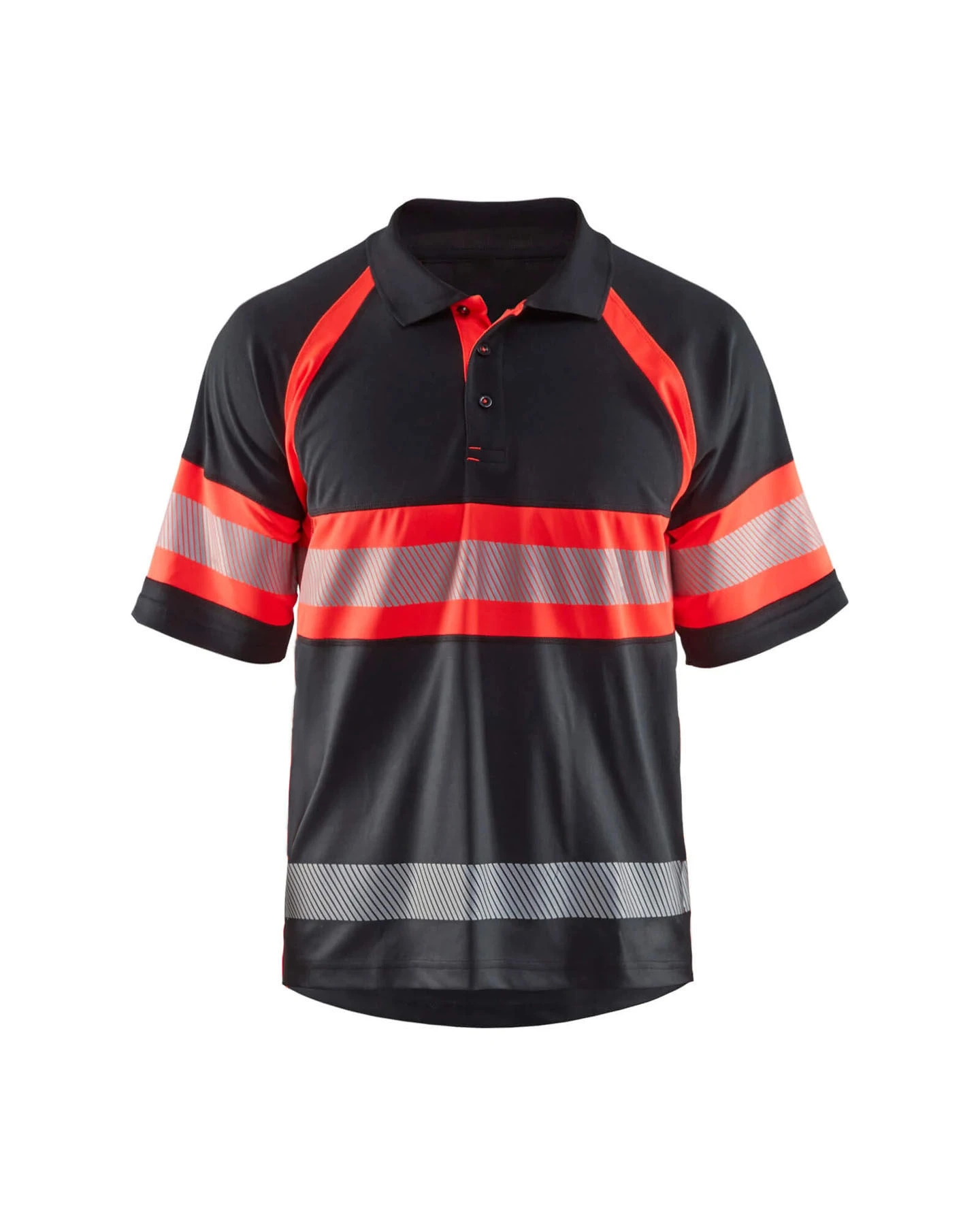 High Visibility Safety Work Polo Shirt - Custom Logo, Reflective Strips, Short Sleeve & Multi - Color Options by Dery 1