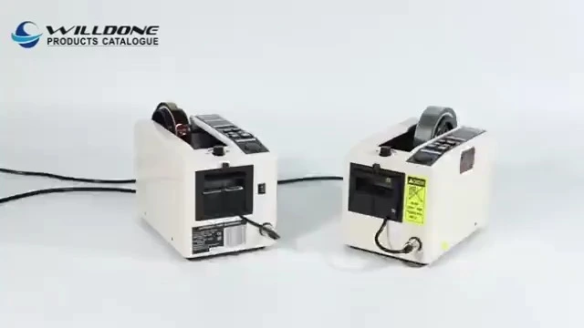 أفضل نوعية WILLDONE M1000 آلة قطع الأشرطة الكهربائية الأوتوماتيكية سهلة التشغيل لأنواع مختلفة من الشريط اللاصق 1