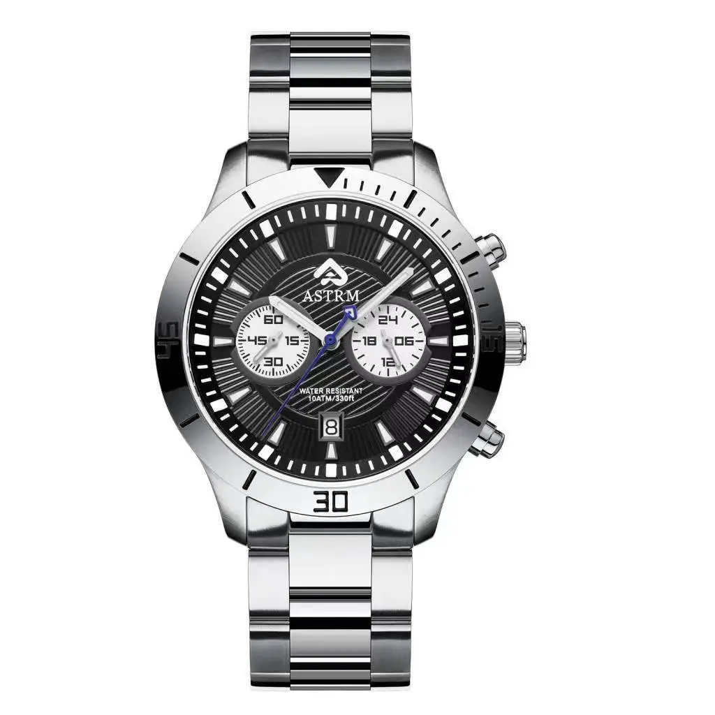 Stainless Steel Quartz Watch Women's Men for Men SEIRAL 2